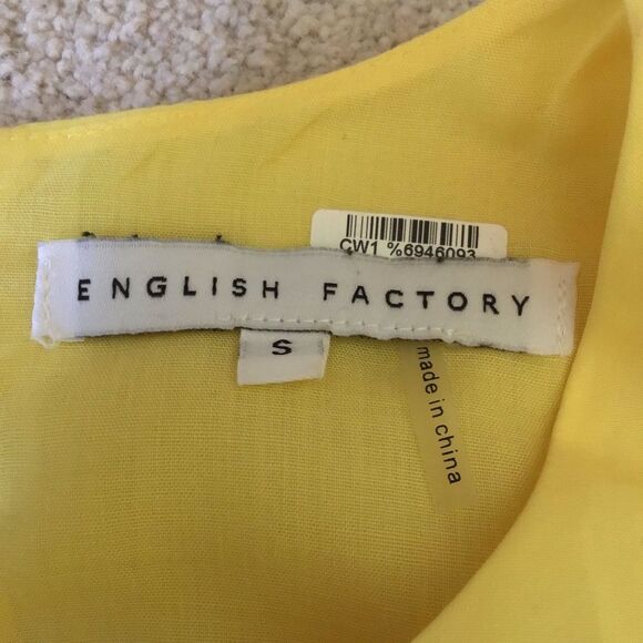 English Factory POPLIN CUT-OUT MINI DRESS - Picture 8 of 9